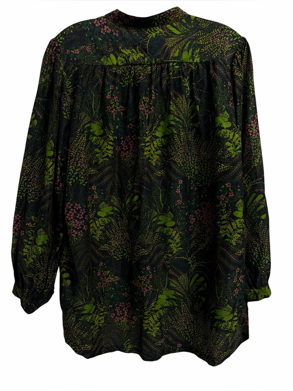 Trovata Birds of paradis Bailey Blouse Floral-Print V-Neck - Picture 6 of 7